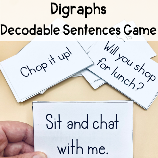 Digraphs Decodable Sentences