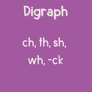 Phonics terms to know (digraphs)