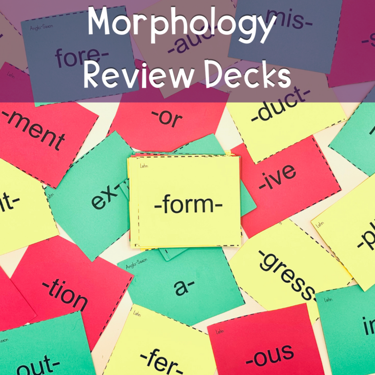 morphology review deck