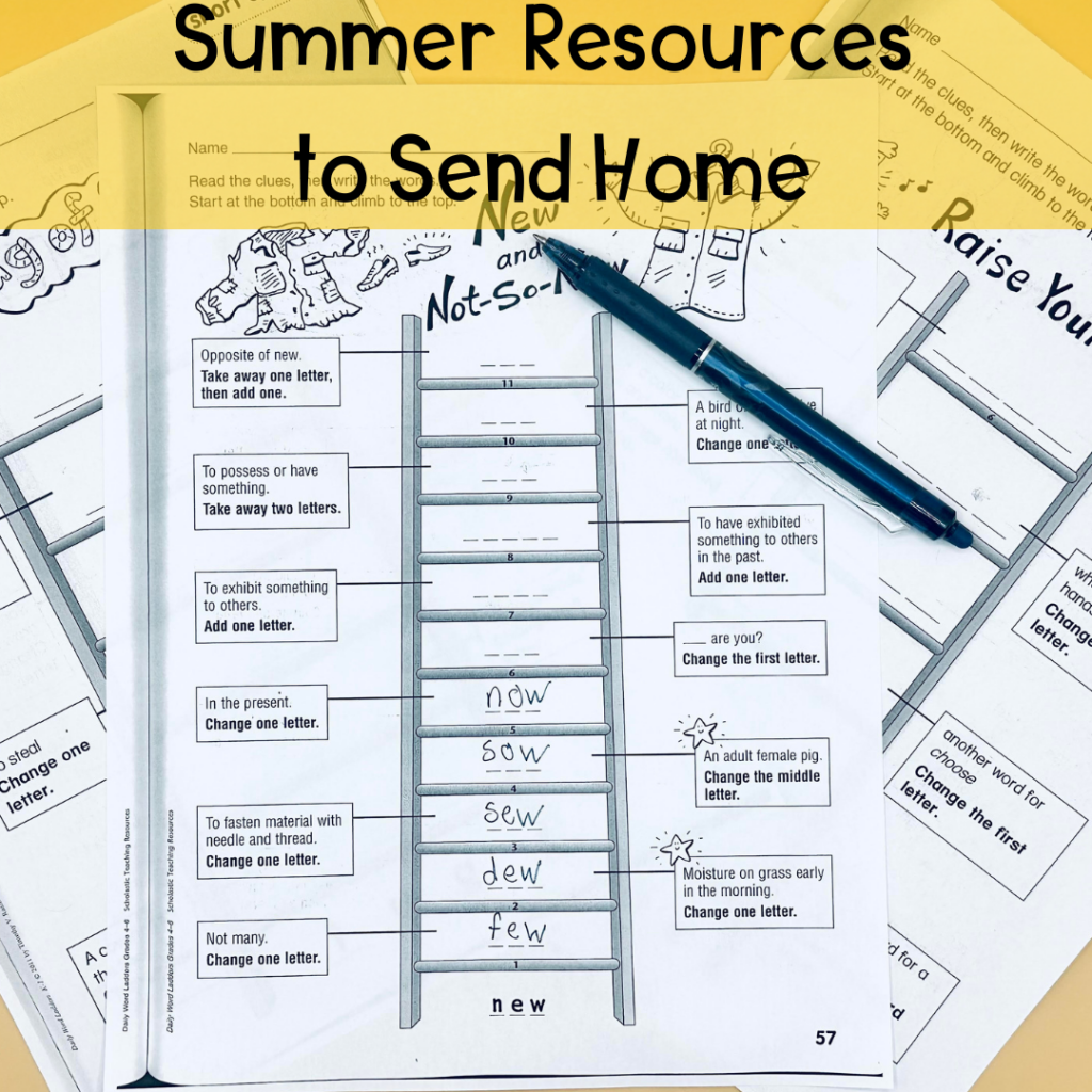 Summer Resources to Send Home