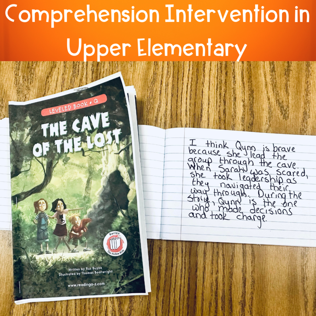 upper elementary reading intervention