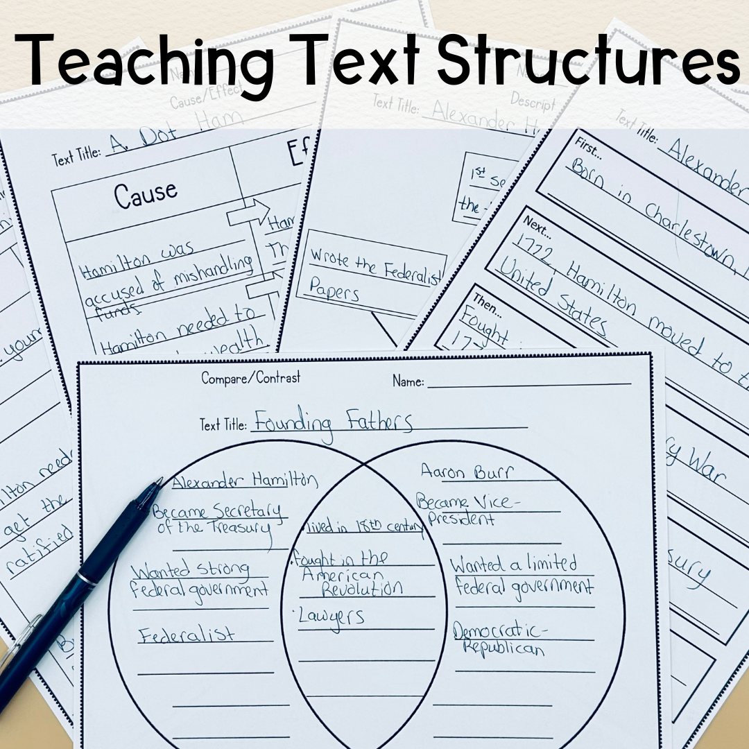 Teaching Text Structures - Campbell Creates Readers