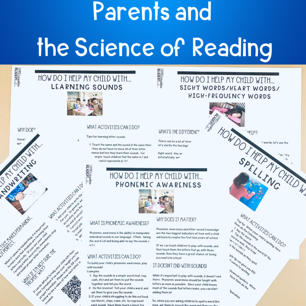 parents and the science of reading