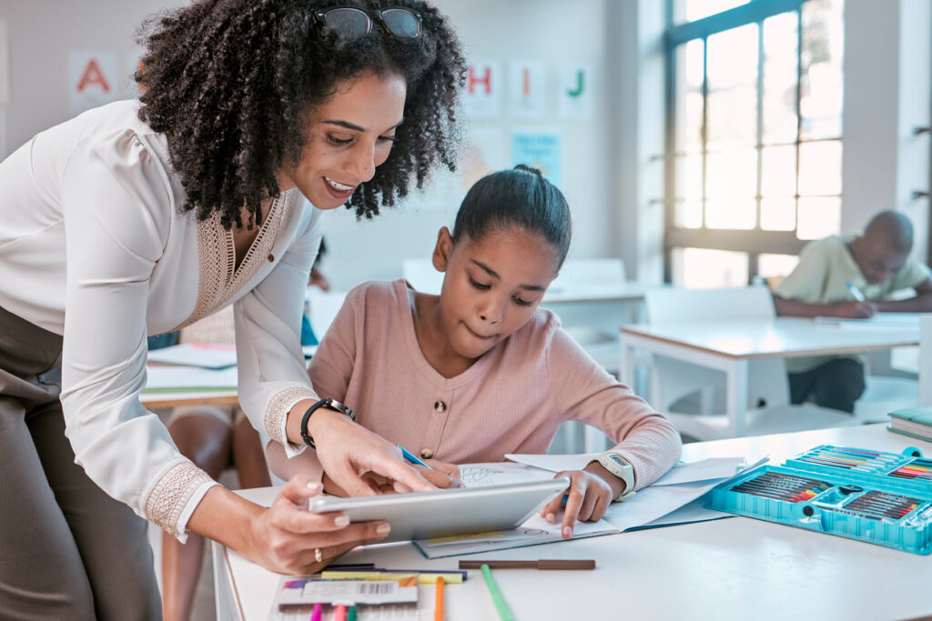teacher and student
